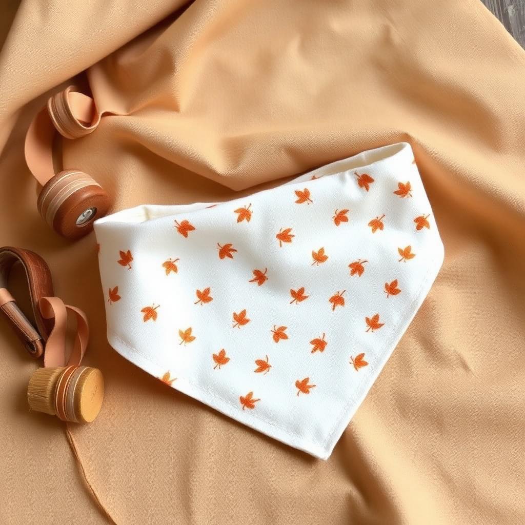 Bandana bordada de otoño