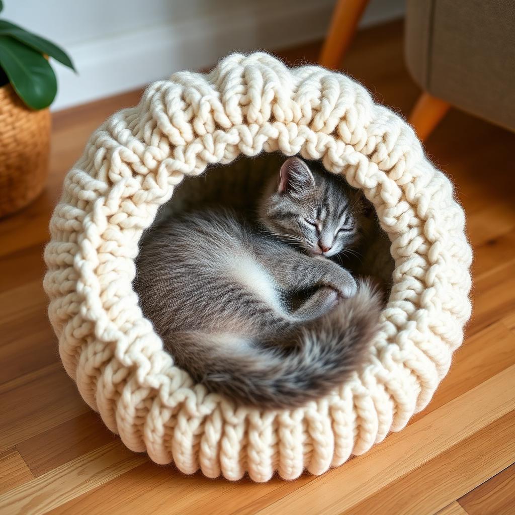 Cama nube para gato