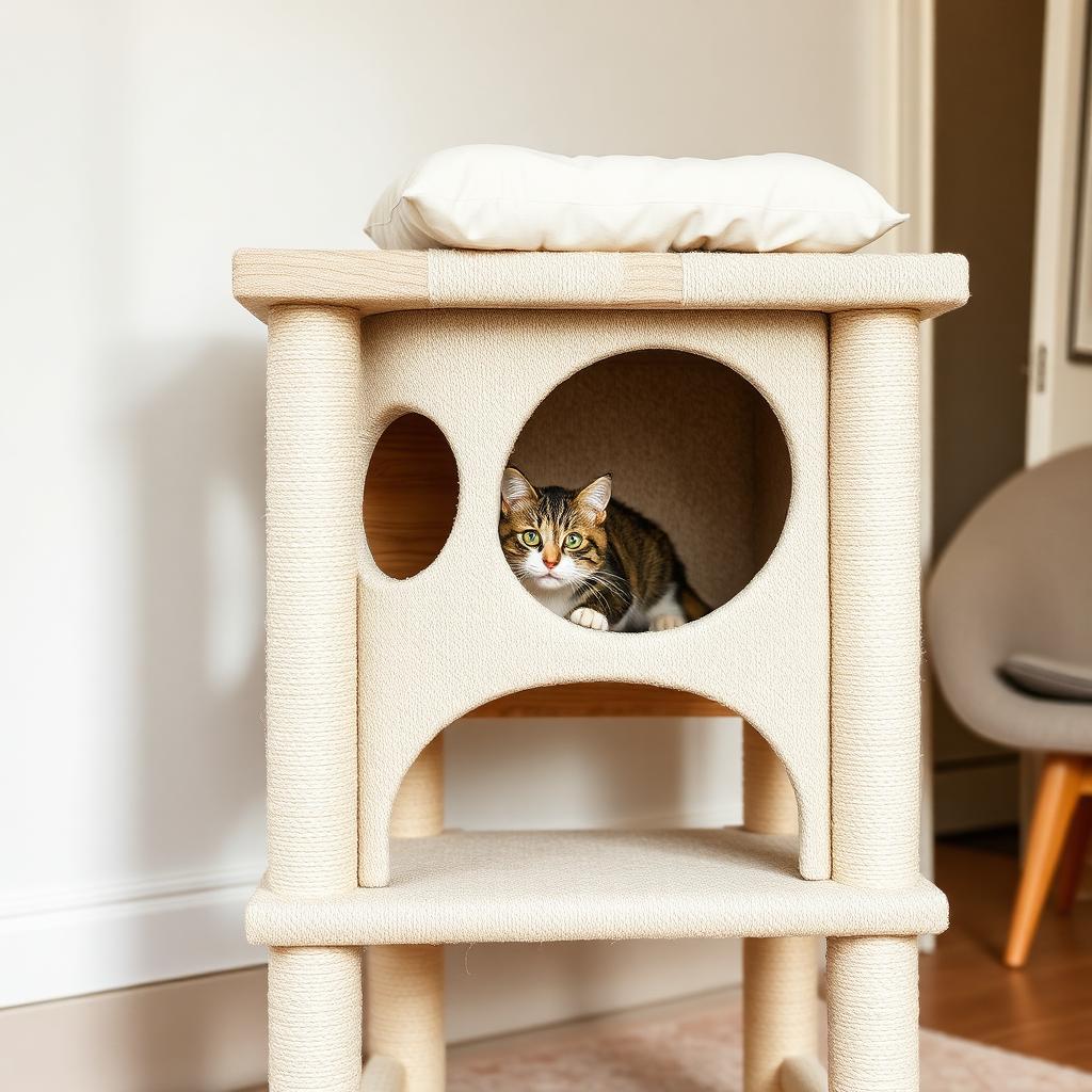 Casa-árbol para gato