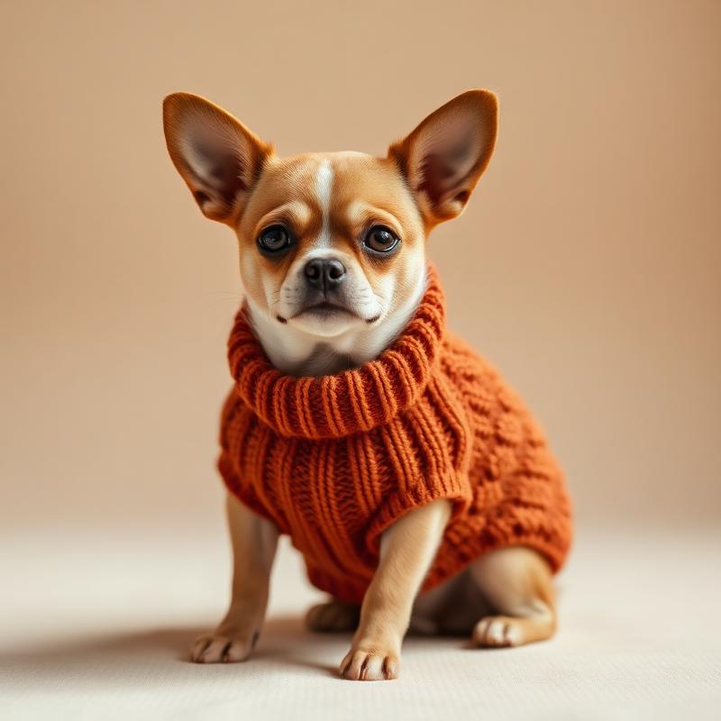 Suéter artesanal para perro